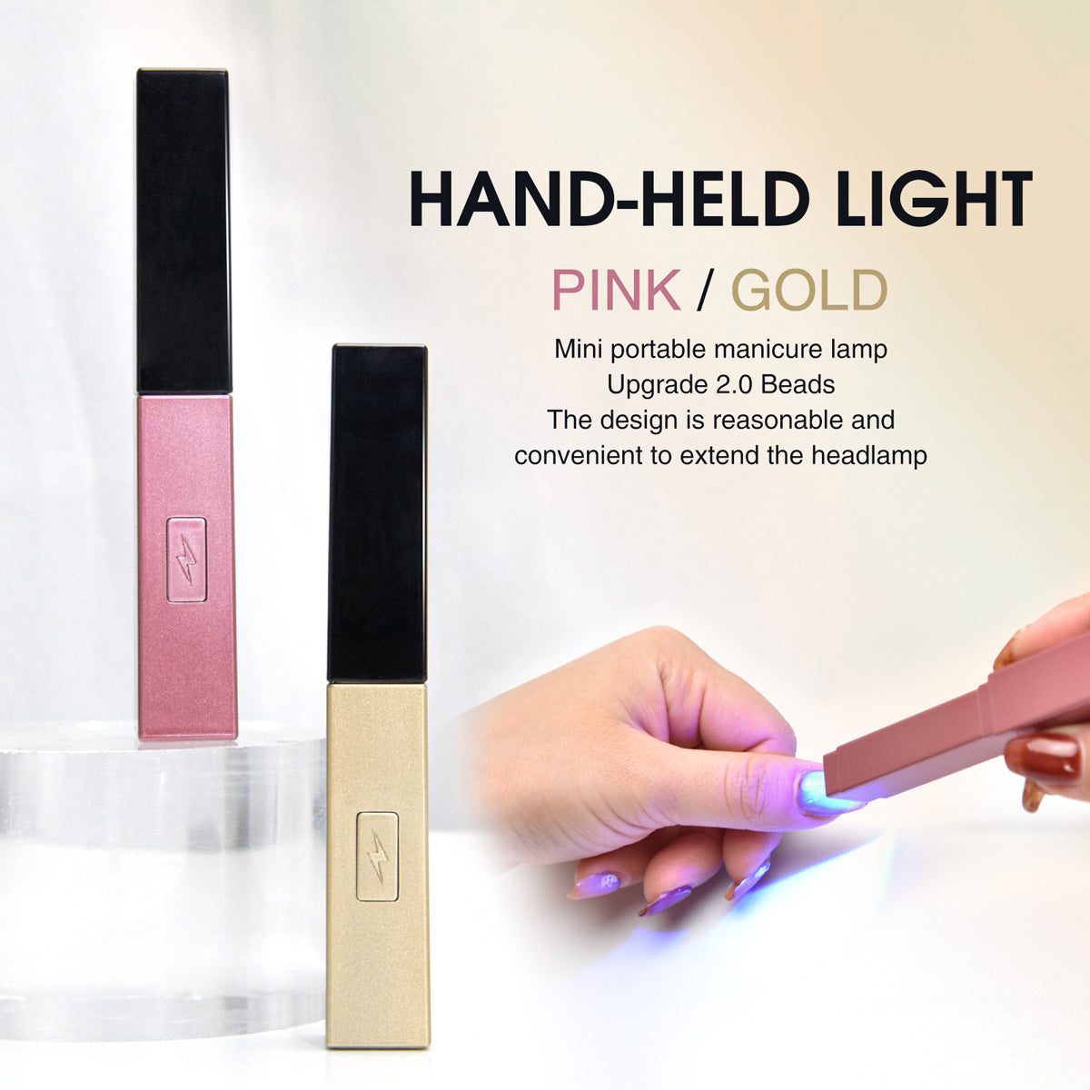 CANNI Hand Held Mini Nail UV Lamp