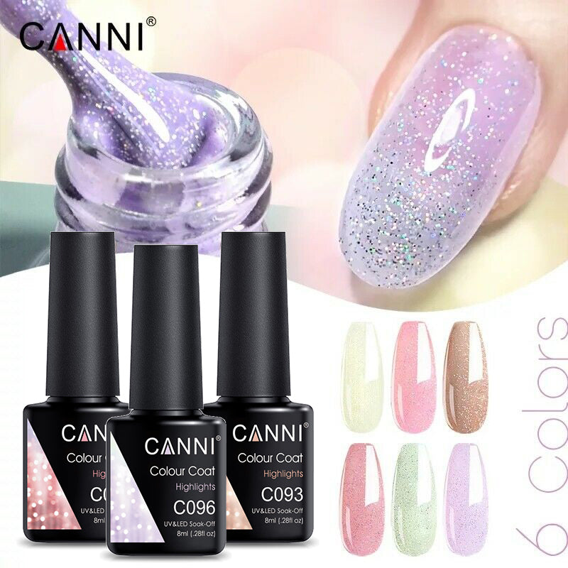 CANNI Highlights Series UV Nail Gel Polish - 8ml