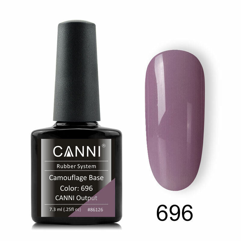 CANNI Long Lasting Nude Pink Camouflage Rubber Base Coat Nail Gel Polish 7.3ml