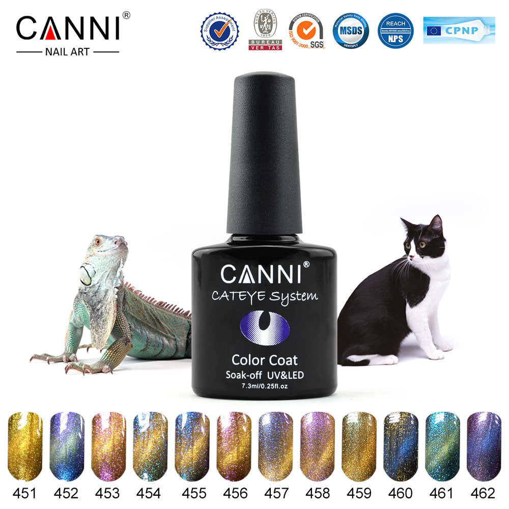 CANNI Magnetic Chameleon Cat Eye UV LED Soak off Nail Gel Polish