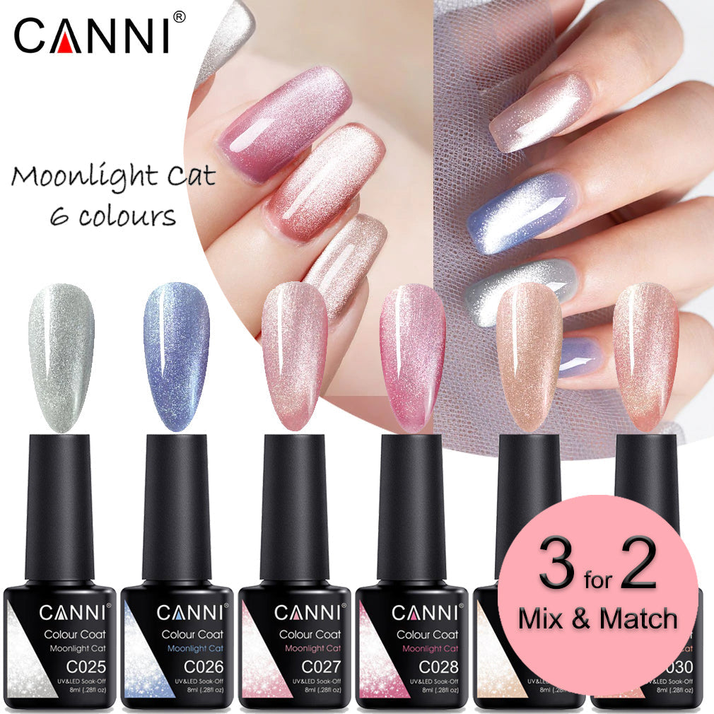 CANNI Moonlight Cat Series UV Nail Gel Polish - 8ml