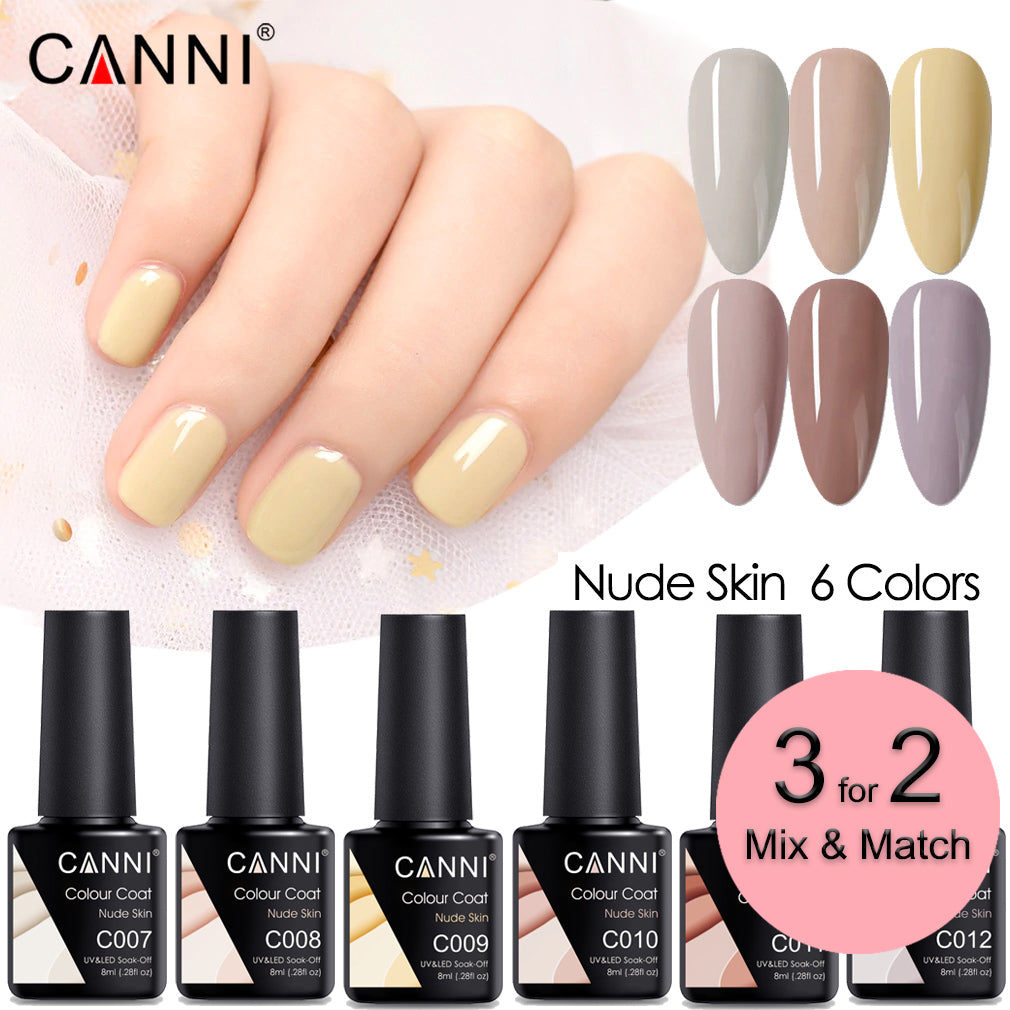 CANNI Nude Skin Series UV Nail Gel Polish - 8ml