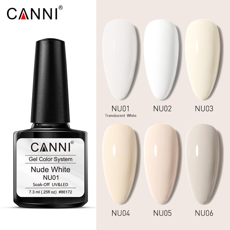 CANNI Nude White Nail Gel Series