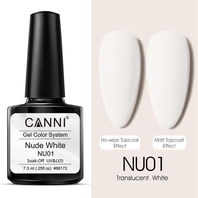 CANNI Nude White Nail Gel Series