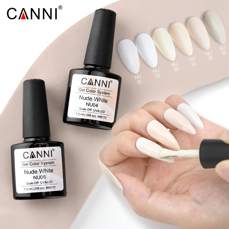 CANNI Nude White Nail Gel Series