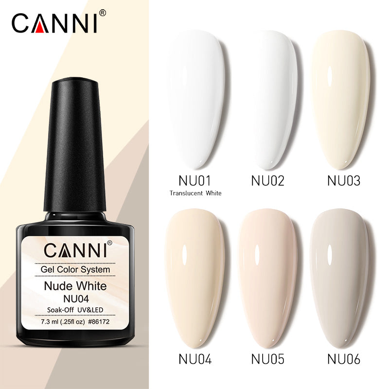 CANNI Nude White Nail Gel Series