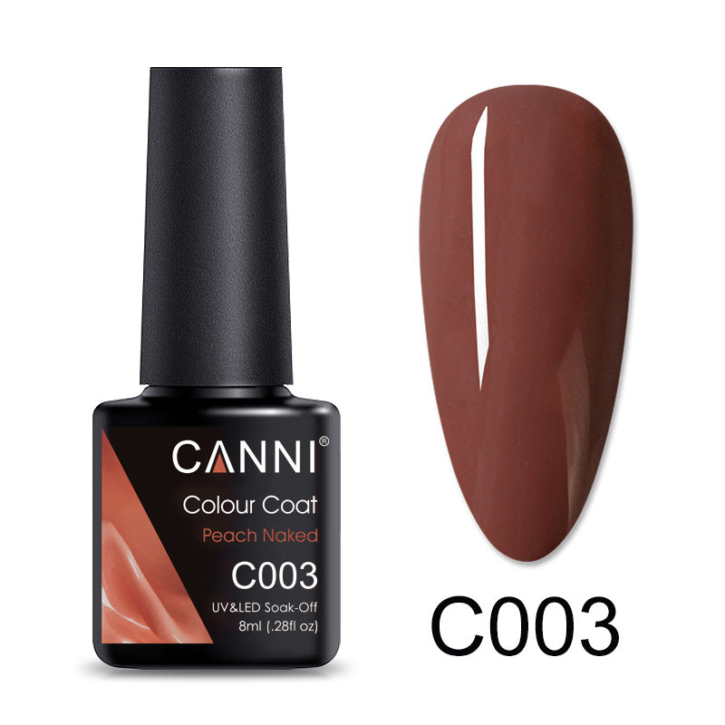 CANNI Peach Naked Series UV Nail Gel Varnish - 8ml