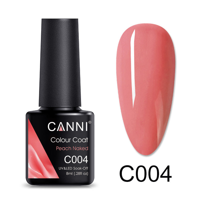 CANNI Peach Naked Series UV Nail Gel Varnish - 8ml