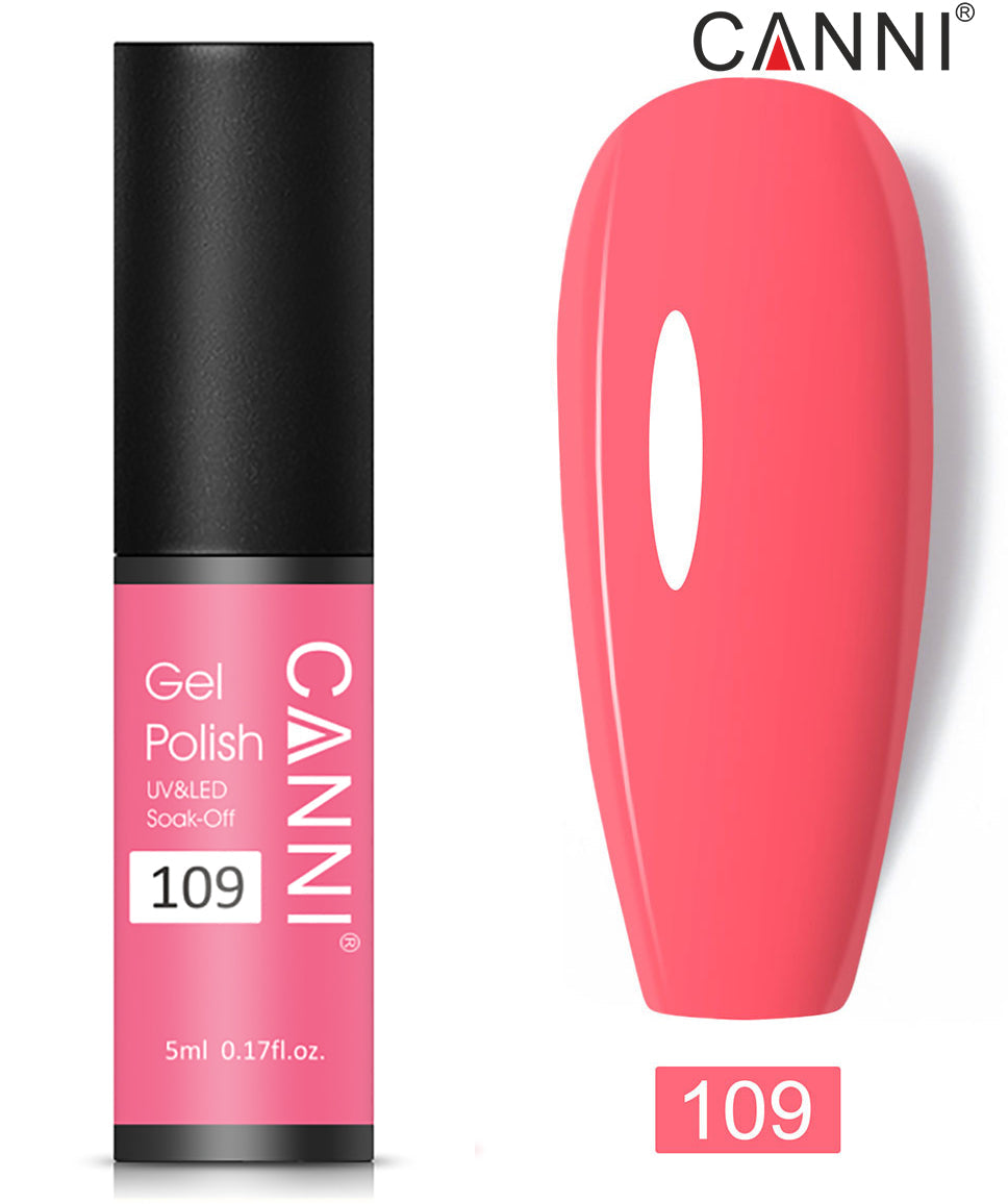 CANNI Soak Off UV Nail Gel Polish Classic 5ml - Shade 101 to 200