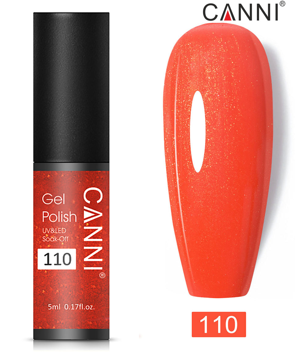CANNI Soak Off UV Nail Gel Polish Classic 5ml - Shade 101 to 200