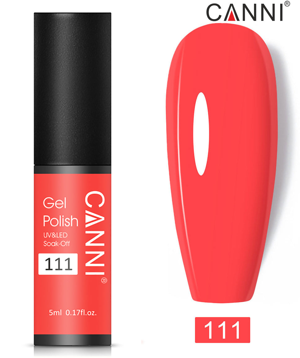 CANNI Soak Off UV Nail Gel Polish Classic 5ml - Shade 101 to 200