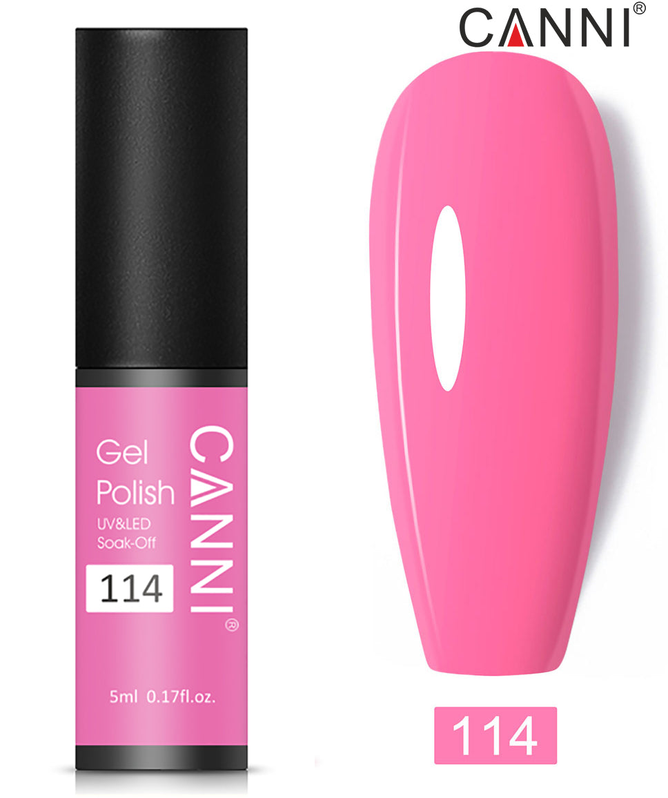 CANNI Soak Off UV Nail Gel Polish Classic 5ml - Shade 101 to 200