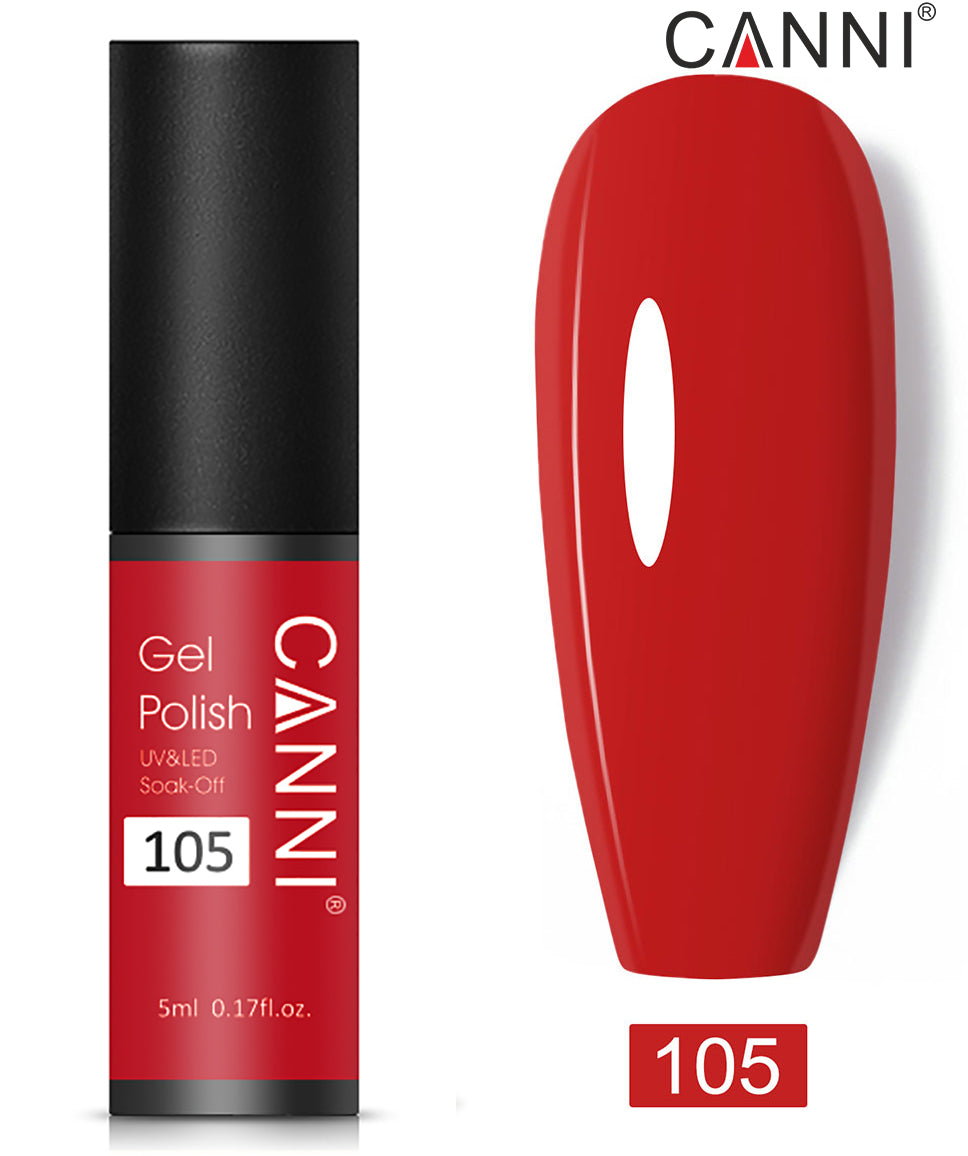 CANNI Soak Off UV Nail Gel Polish Classic 5ml - Shade 101 to 200