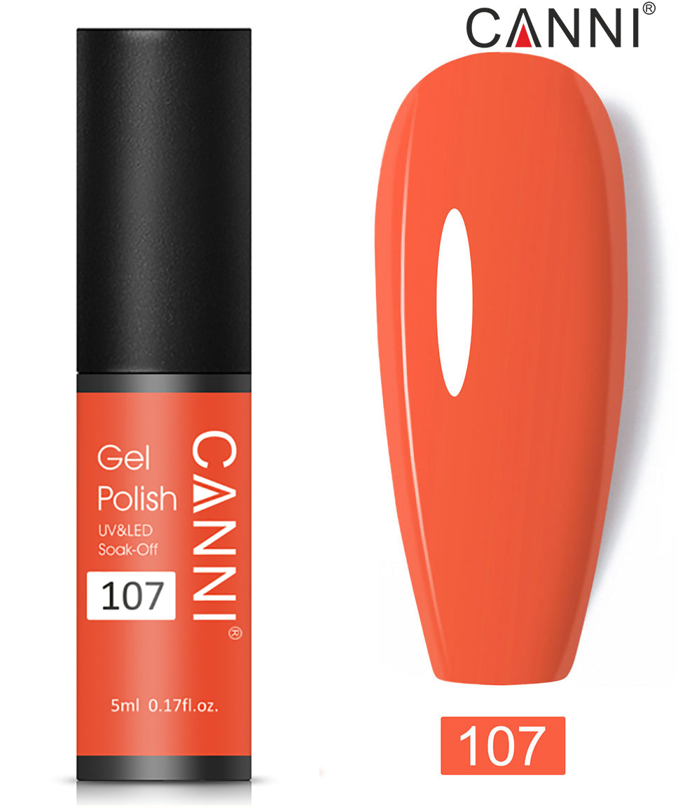 CANNI Soak Off UV Nail Gel Polish Classic 5ml - Shade 101 to 200