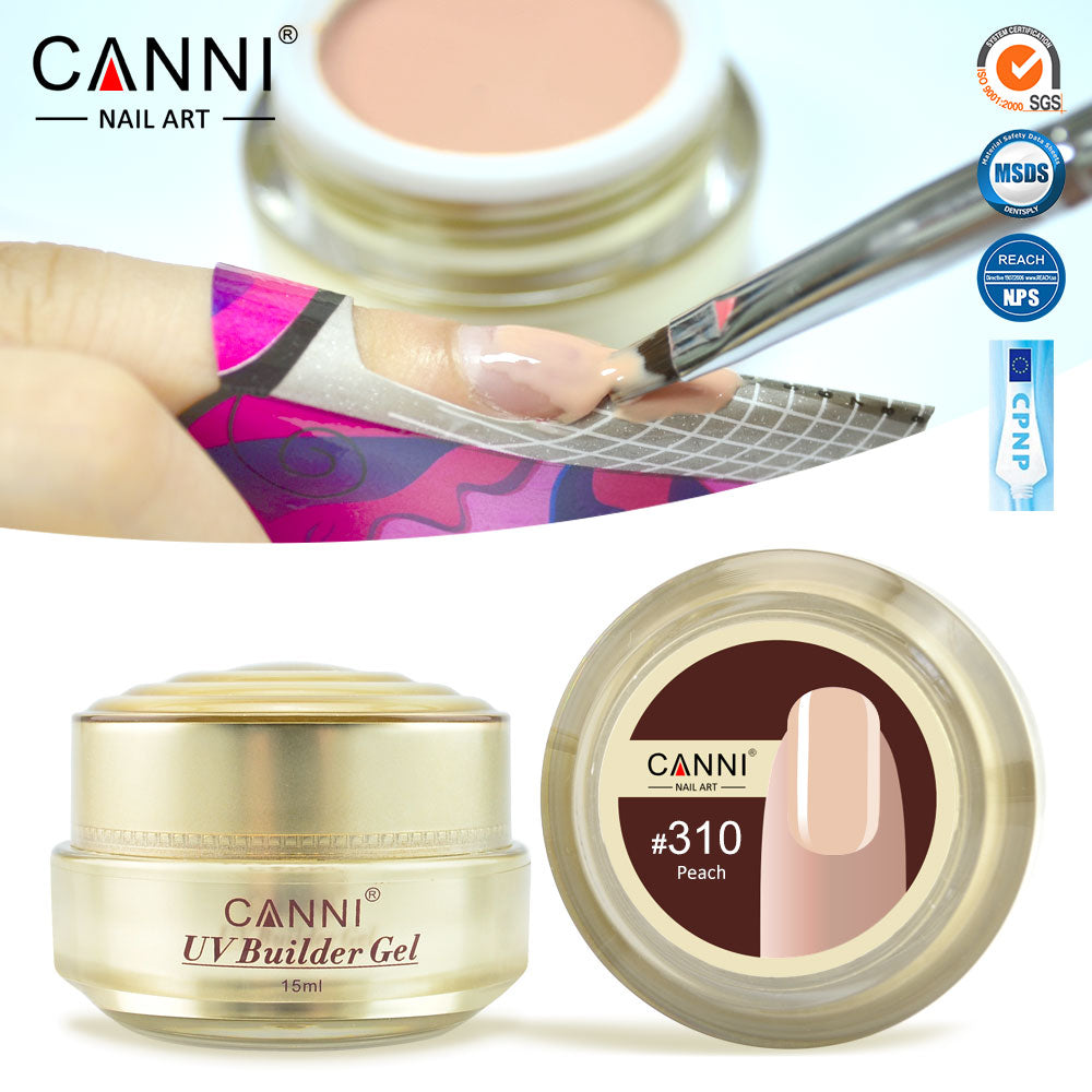 CANNI UV Builder Gel Camouflage Cover Pink Nude White Nails Extension 25 Colours