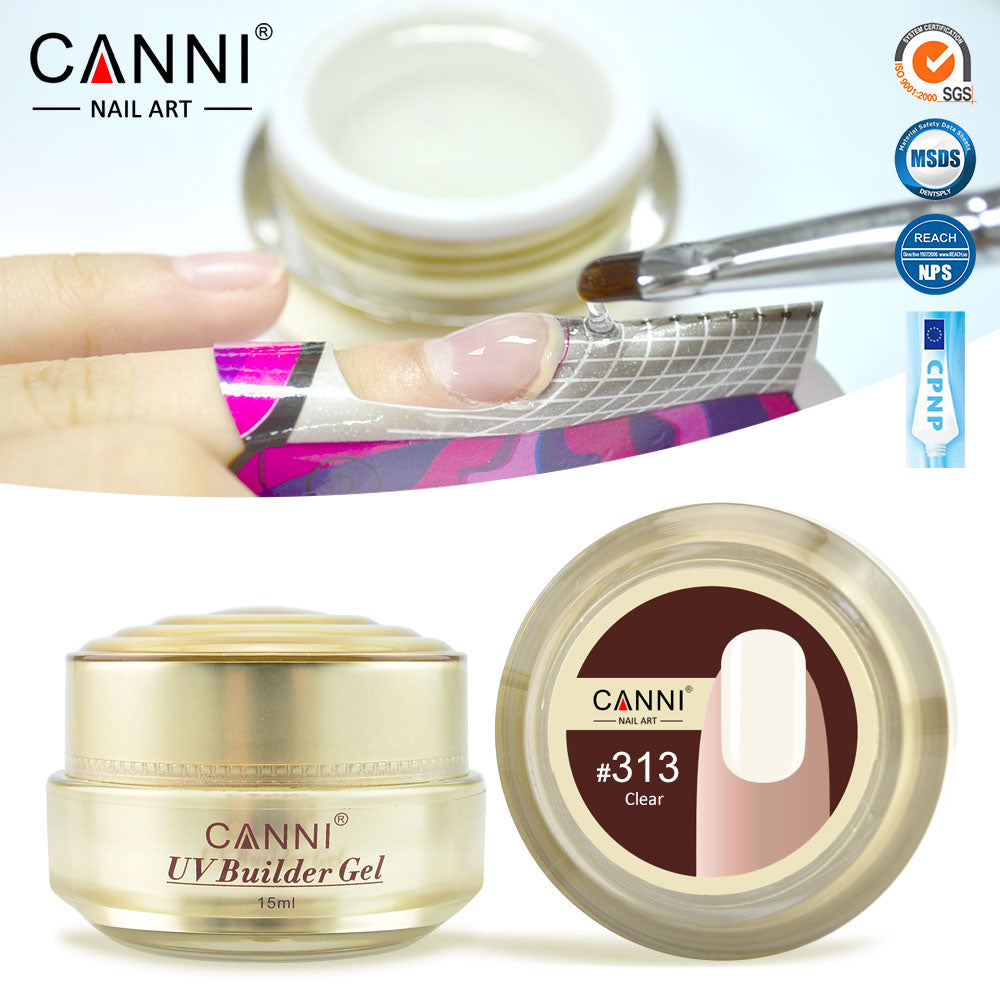 CANNI UV Builder Gel Camouflage Cover Pink Nude White Nails Extension 25 Colours