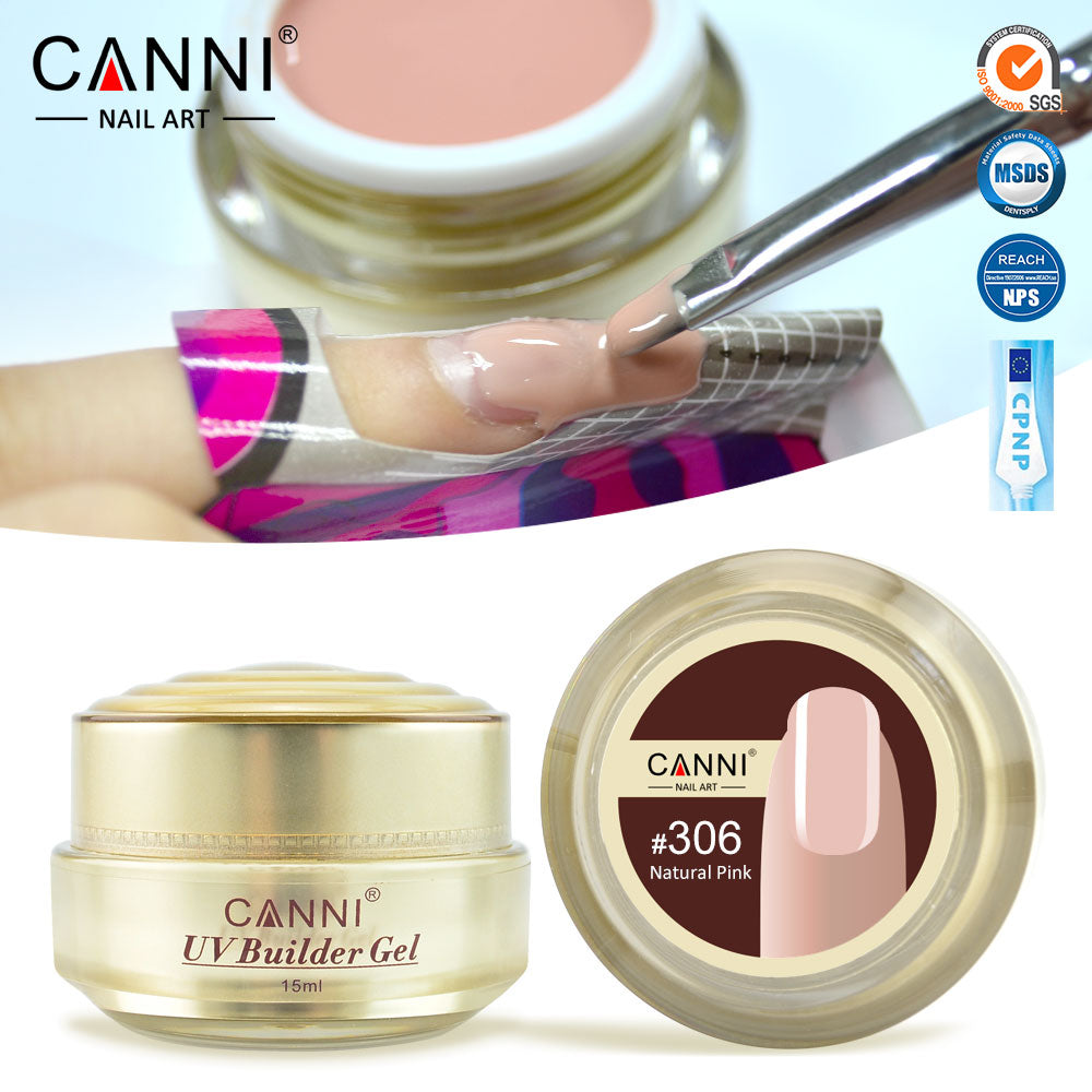 CANNI UV Builder Gel Camouflage Cover Pink Nude White Nails Extension 25 Colours