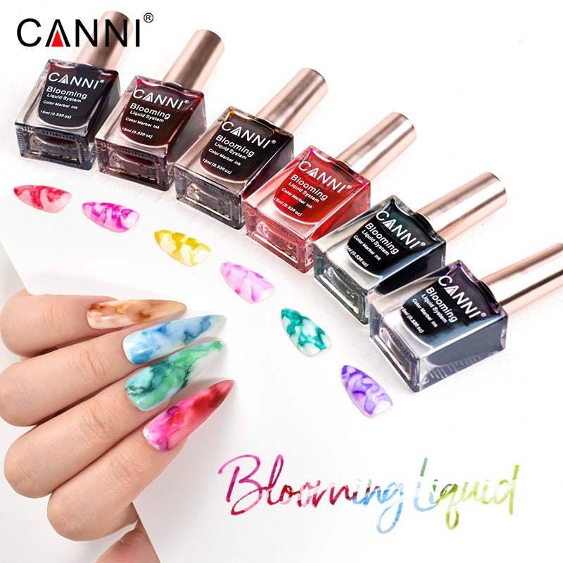 CANNI Water Colour Blooming Nail Polish Ink Liquid - 15ml