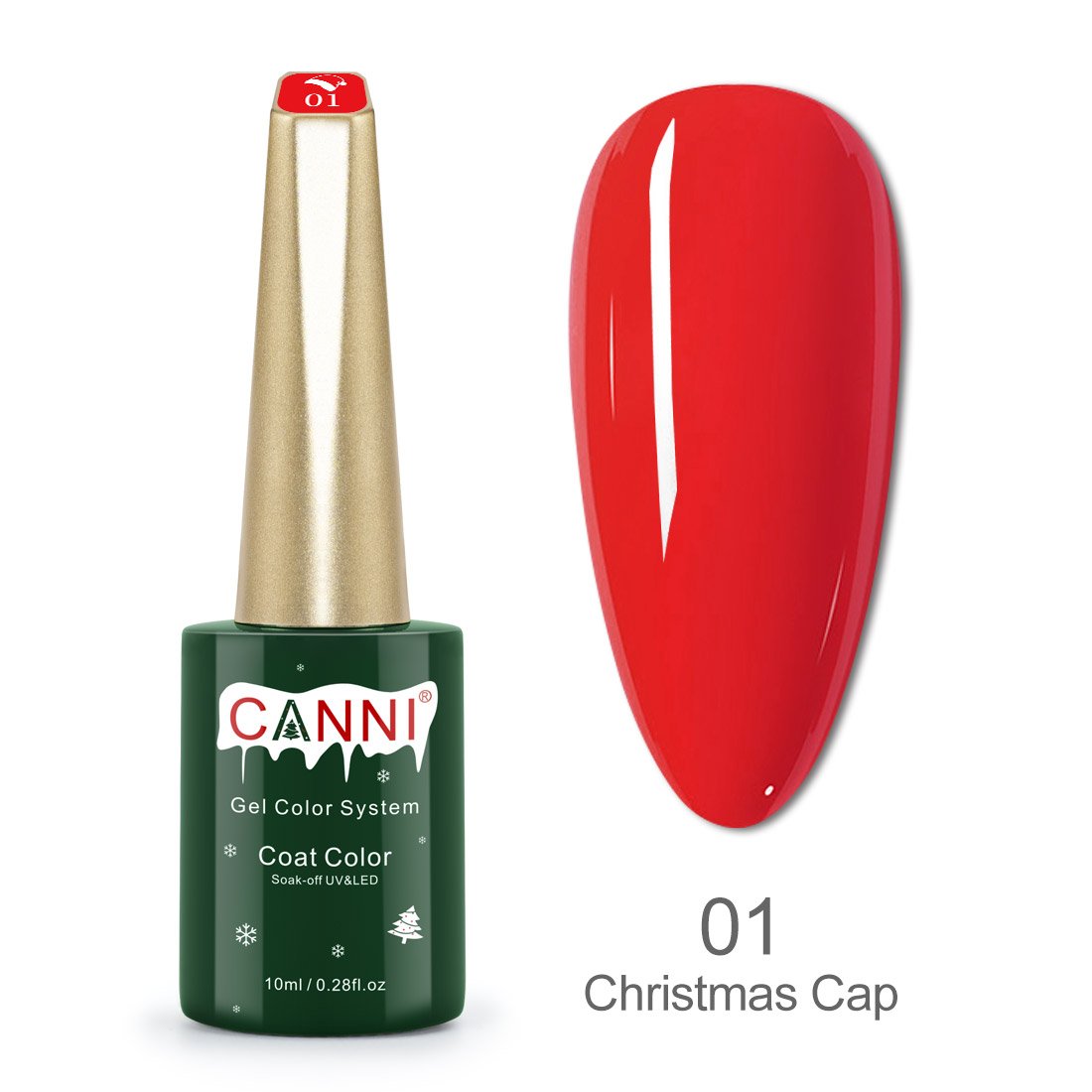 CANNI® Christmas Nail Gel Polish Soak Off UV LED Colours - 10ml