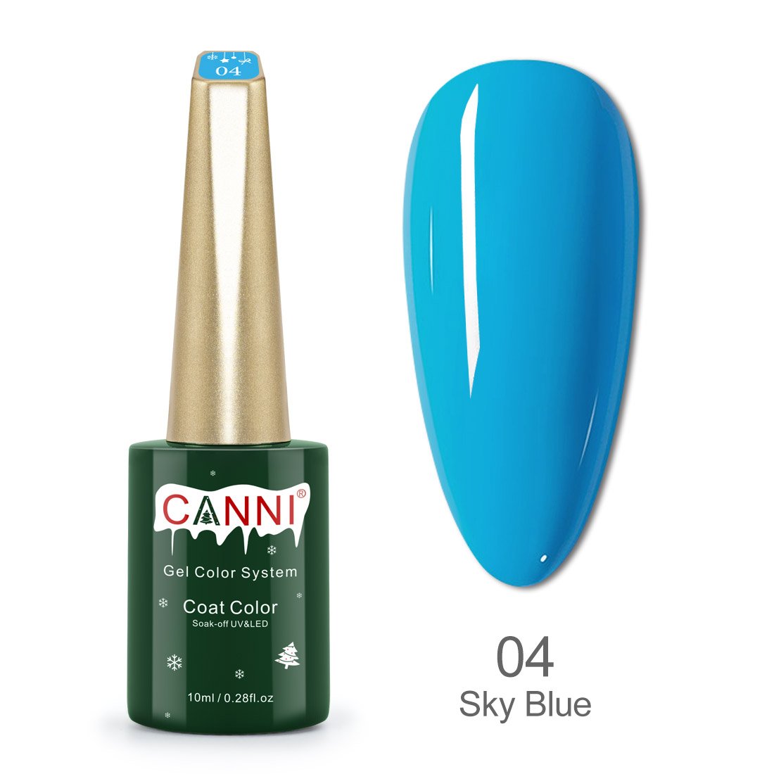 CANNI® Christmas Nail Gel Polish Soak Off UV LED Colours - 10ml