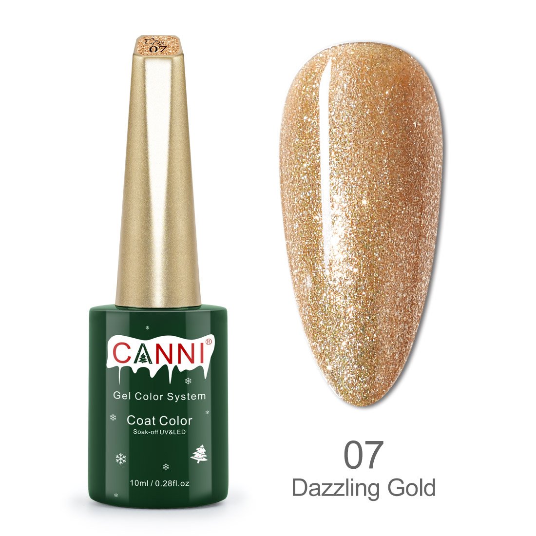 CANNI® Christmas Nail Gel Polish Soak Off UV LED Colours - 10ml