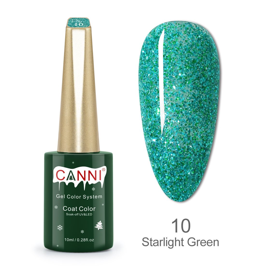 CANNI® Christmas Nail Gel Polish Soak Off UV LED Colours - 10ml