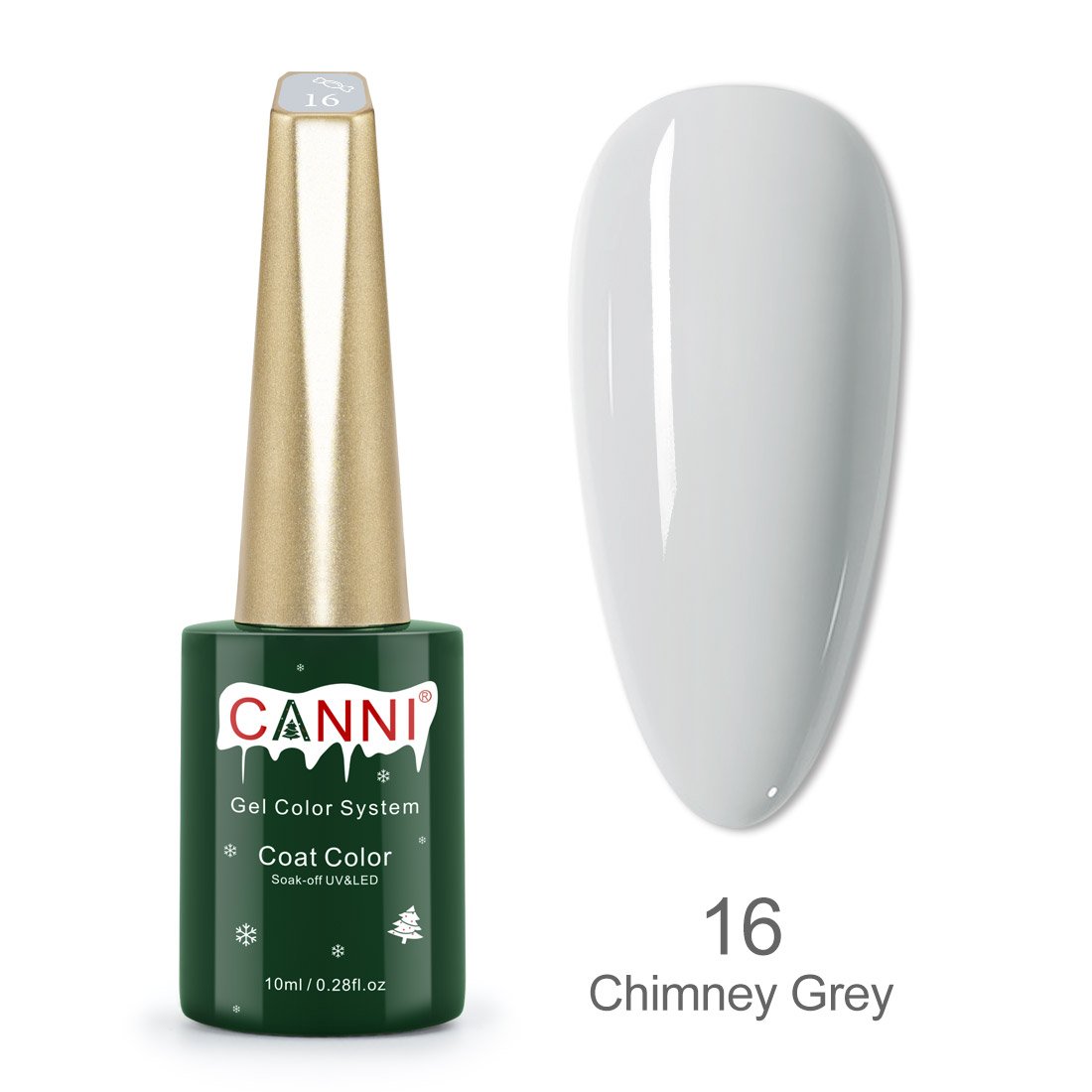 CANNI® Christmas Nail Gel Polish Soak Off UV LED Colours - 10ml