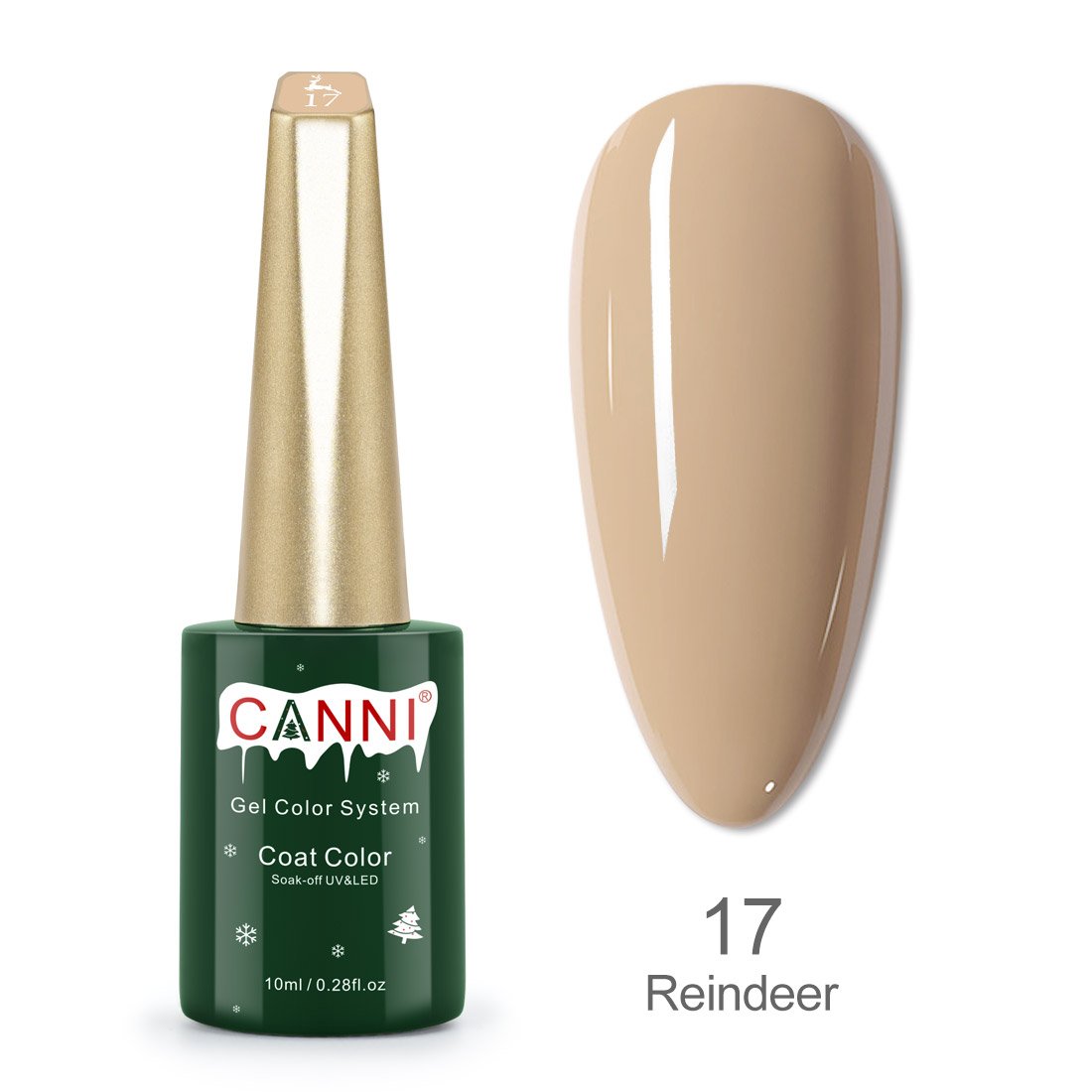 CANNI® Christmas Nail Gel Polish Soak Off UV LED Colours - 10ml