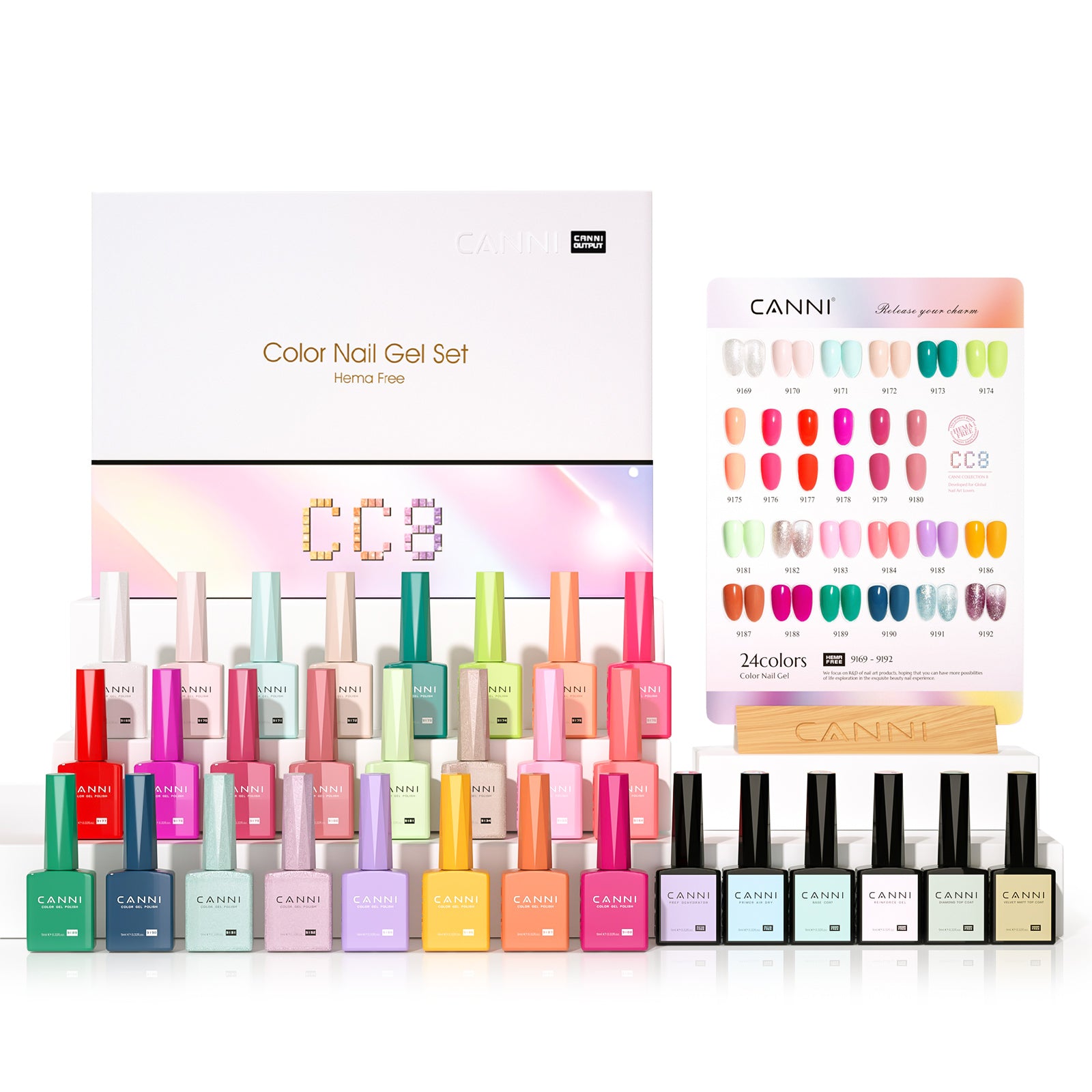 CC8 - 30pcs Gel Polish Kit TPO FREE and HEMA FREE