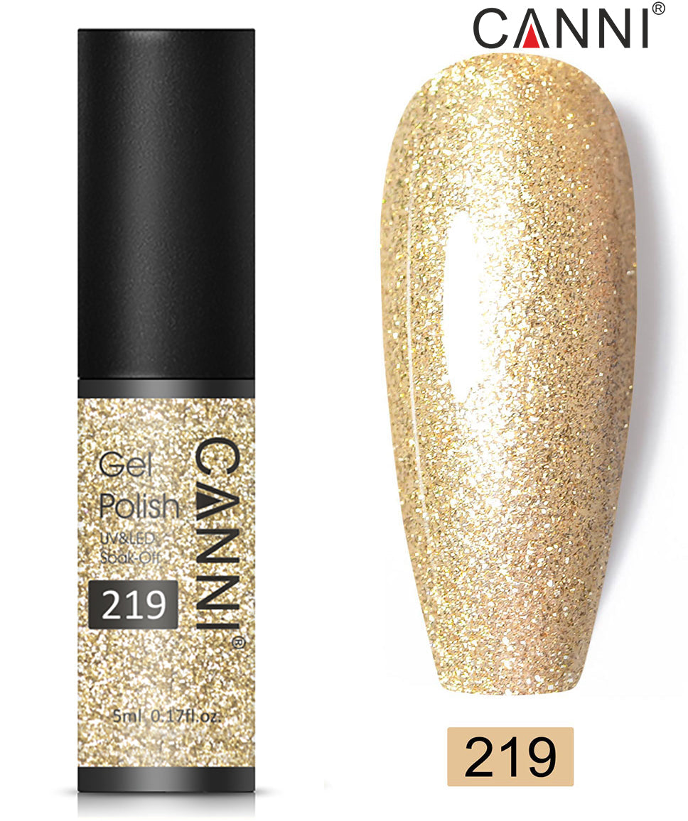 Canni Classic Range 5ml Soak Off UV / LED Nail Gel Polish Varnish - Shade 201 to 258