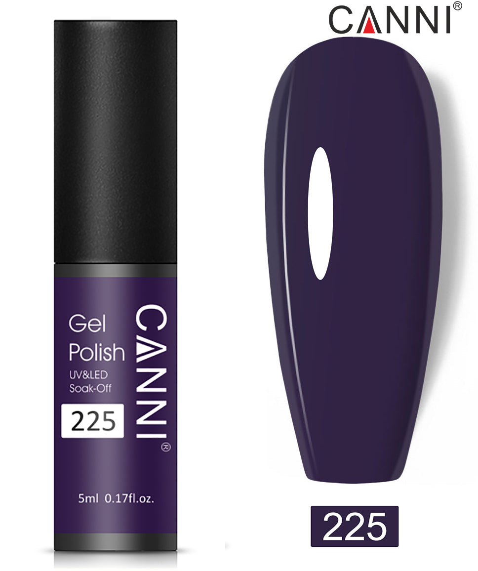 Canni Classic Range 5ml Soak Off UV / LED Nail Gel Polish Varnish - Shade 201 to 258
