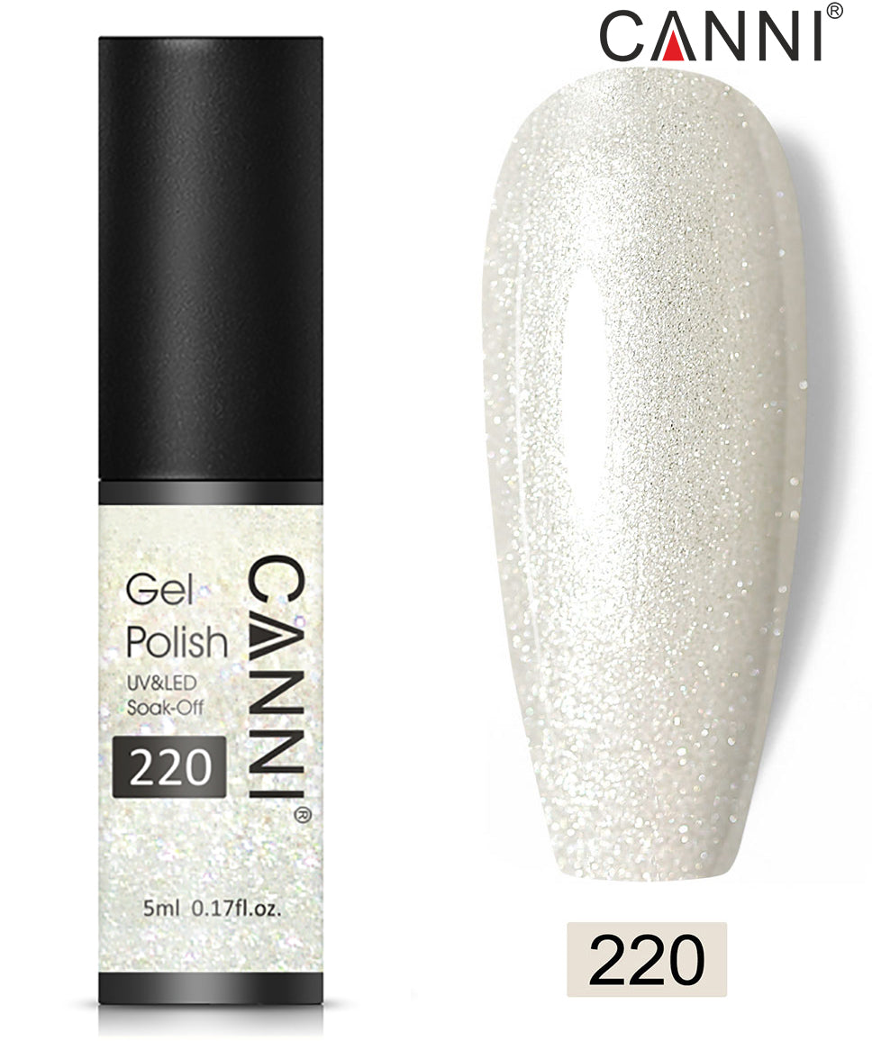 Canni Classic Range 5ml Soak Off UV / LED Nail Gel Polish Varnish - Shade 201 to 258