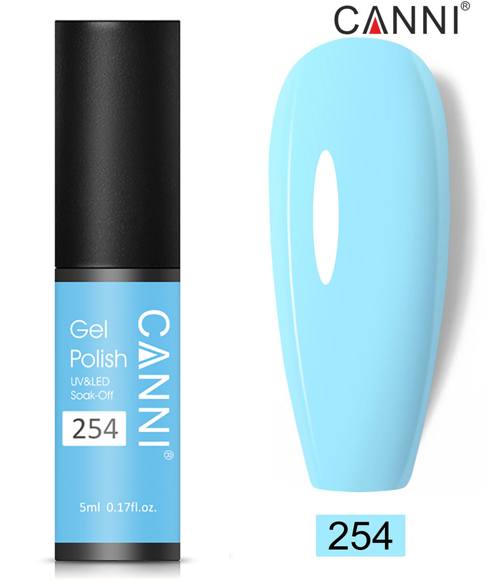Canni Classic Range 5ml Soak Off UV / LED Nail Gel Polish Varnish - Shade 201 to 258