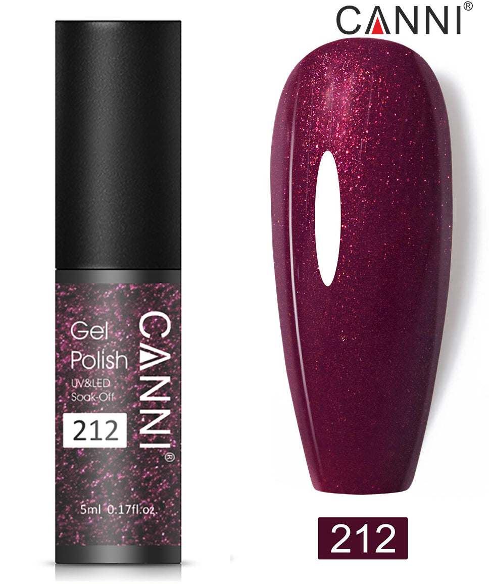 Canni Classic Range 5ml Soak Off UV / LED Nail Gel Polish Varnish - Shade 201 to 258