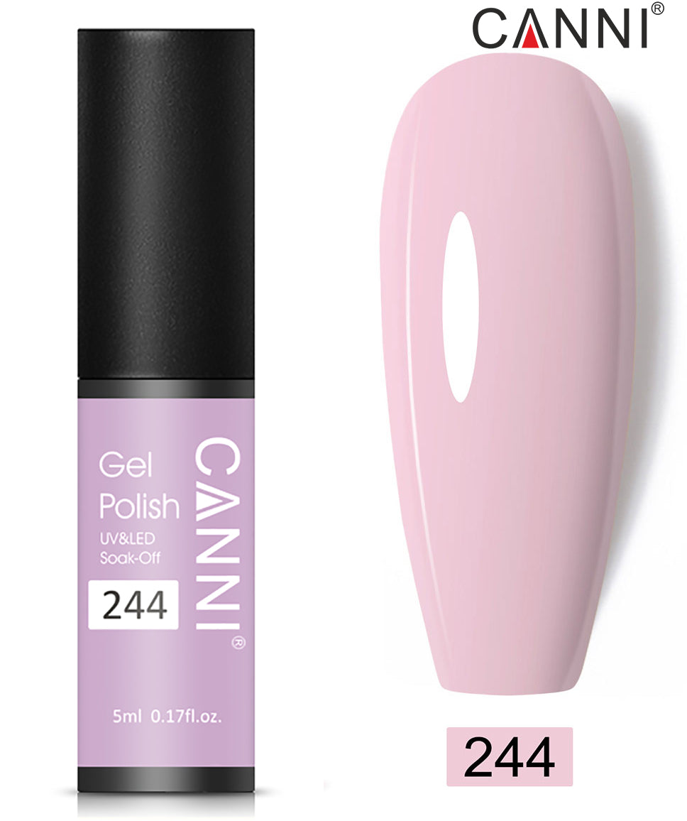 Canni Classic Range 5ml Soak Off UV / LED Nail Gel Polish Varnish - Shade 201 to 258