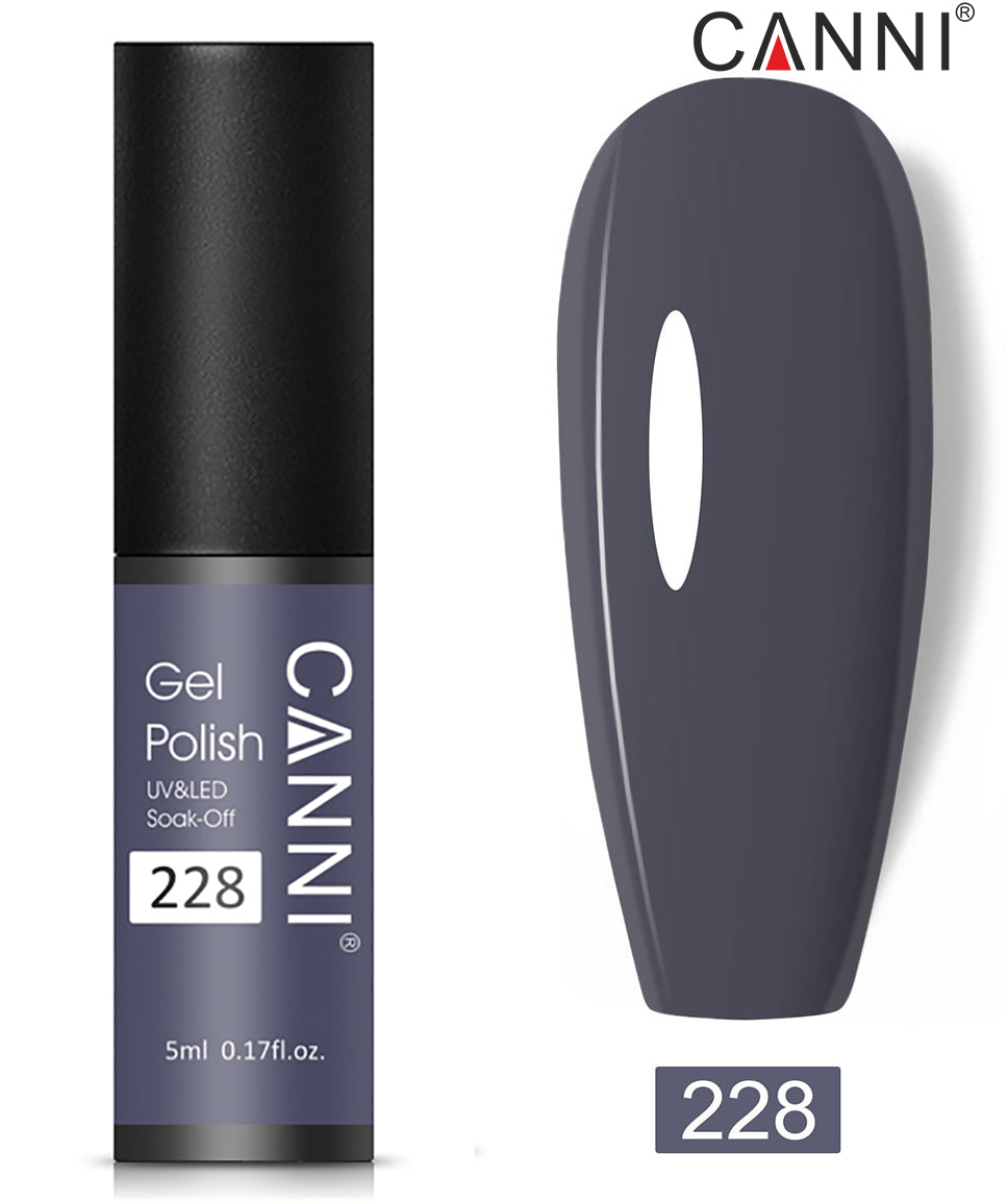 Canni Classic Range 5ml Soak Off UV / LED Nail Gel Polish Varnish - Shade 201 to 258