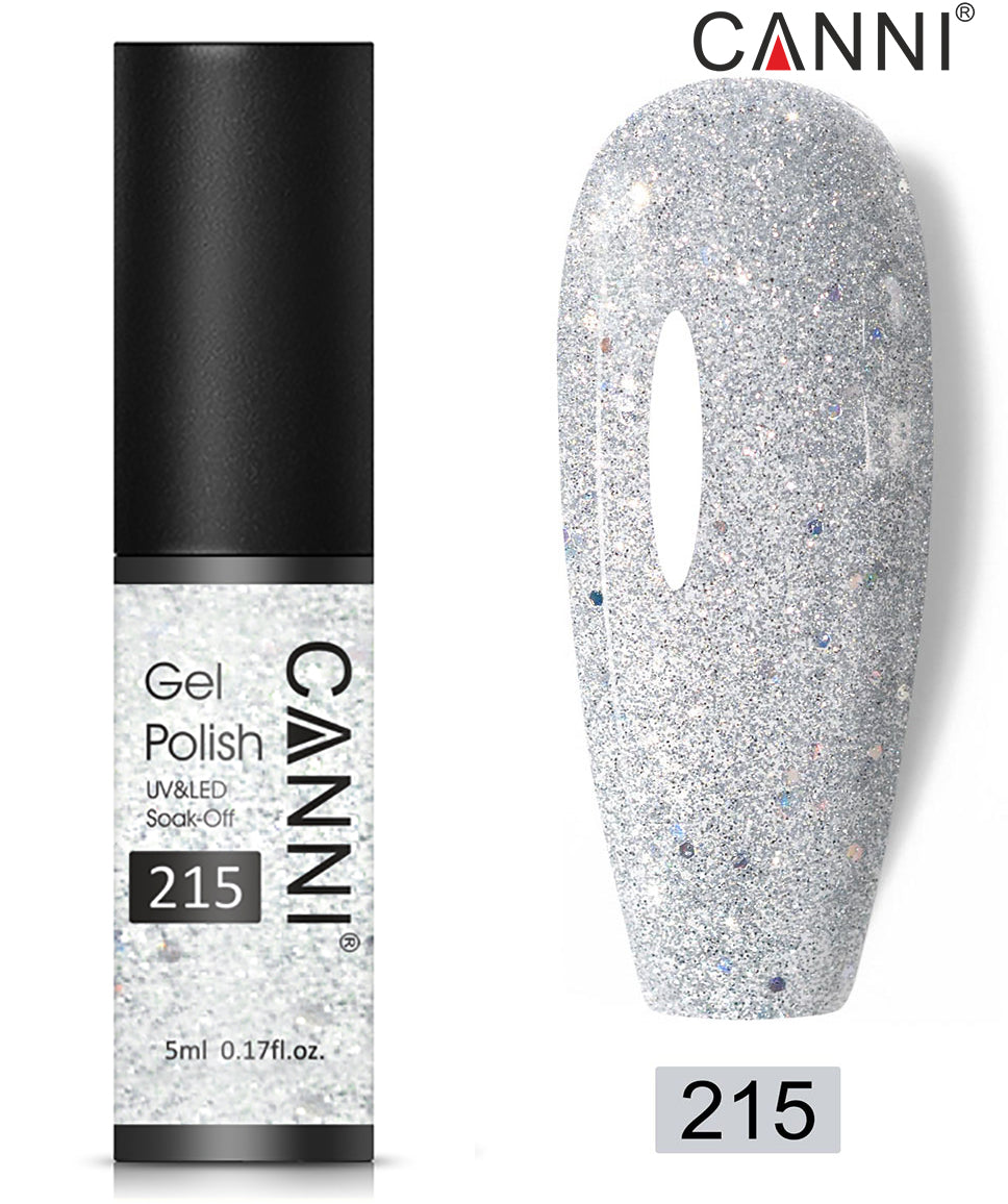 Canni Classic Range 5ml Soak Off UV / LED Nail Gel Polish Varnish - Shade 201 to 258