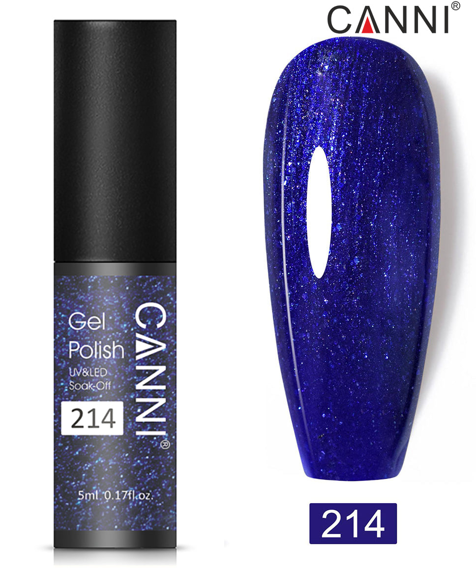 Canni Classic Range 5ml Soak Off UV / LED Nail Gel Polish Varnish - Shade 201 to 258