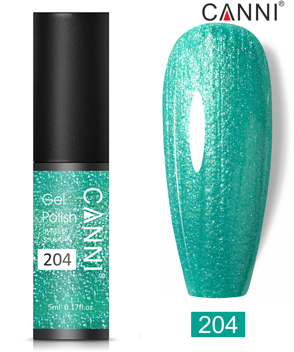 Canni Classic Range 5ml Soak Off UV / LED Nail Gel Polish Varnish - Shade 201 to 258