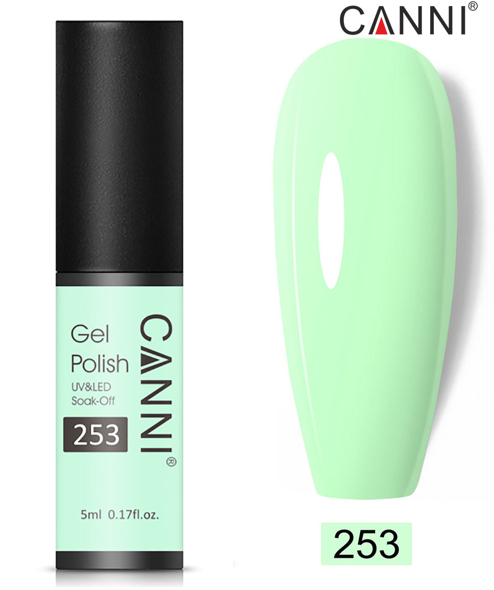 Canni Classic Range 5ml Soak Off UV / LED Nail Gel Polish Varnish - Shade 201 to 258