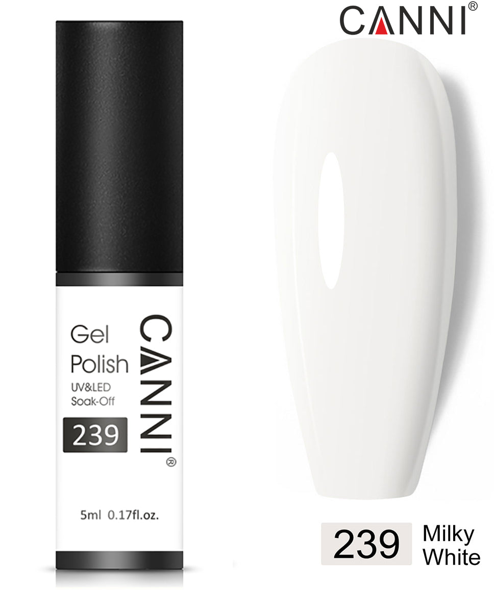 Canni Classic Range 5ml Soak Off UV / LED Nail Gel Polish Varnish - Shade 201 to 258