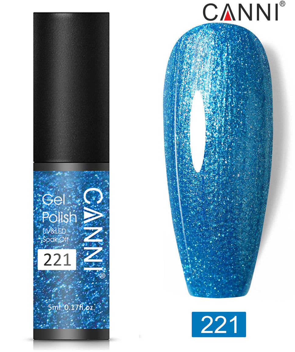 Canni Classic Range 5ml Soak Off UV / LED Nail Gel Polish Varnish - Shade 201 to 258