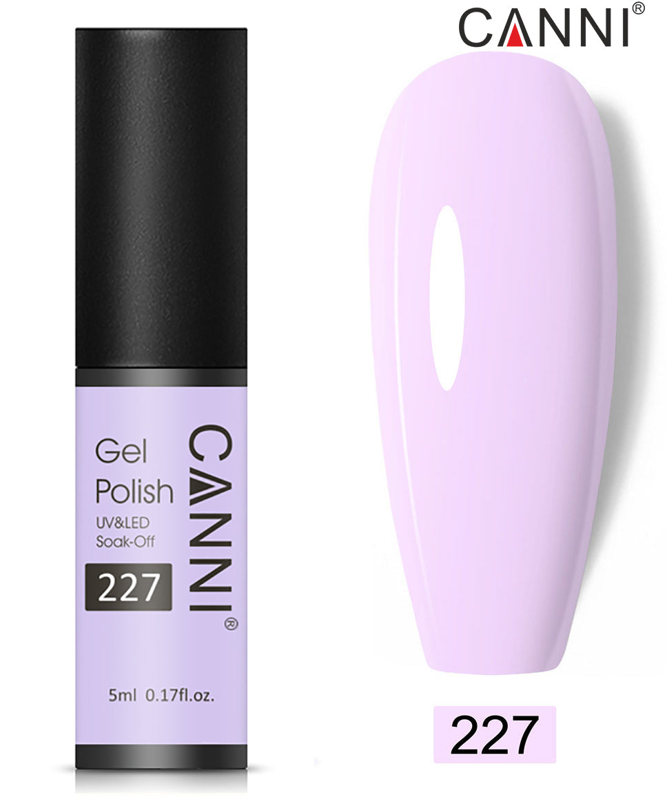 Canni Classic Range 5ml Soak Off UV / LED Nail Gel Polish Varnish - Shade 201 to 258