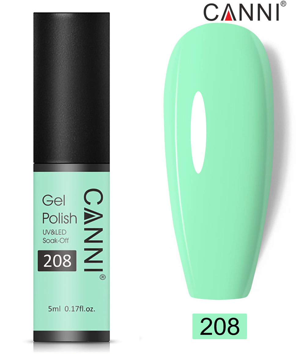 Canni Classic Range 5ml Soak Off UV / LED Nail Gel Polish Varnish - Shade 201 to 258