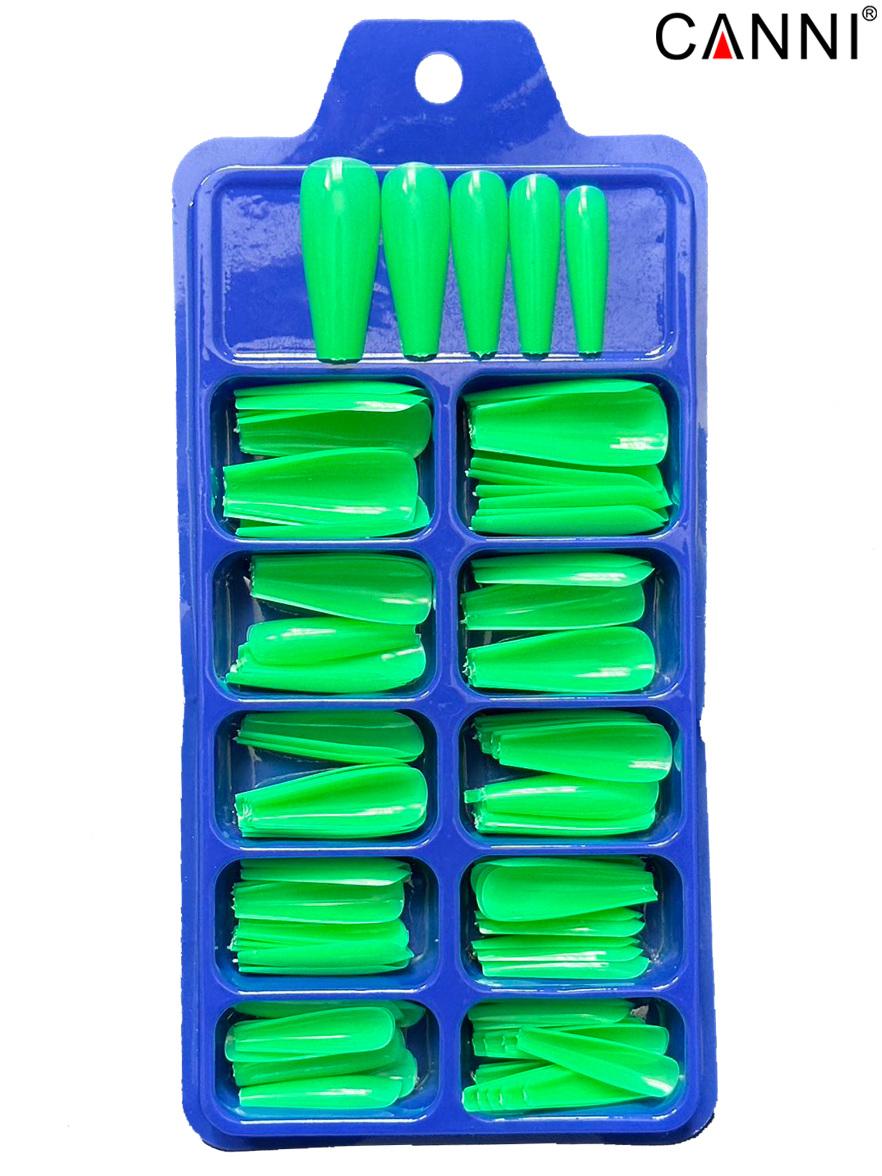 CANNI 100pcs Long Coffin False Full Cover #137