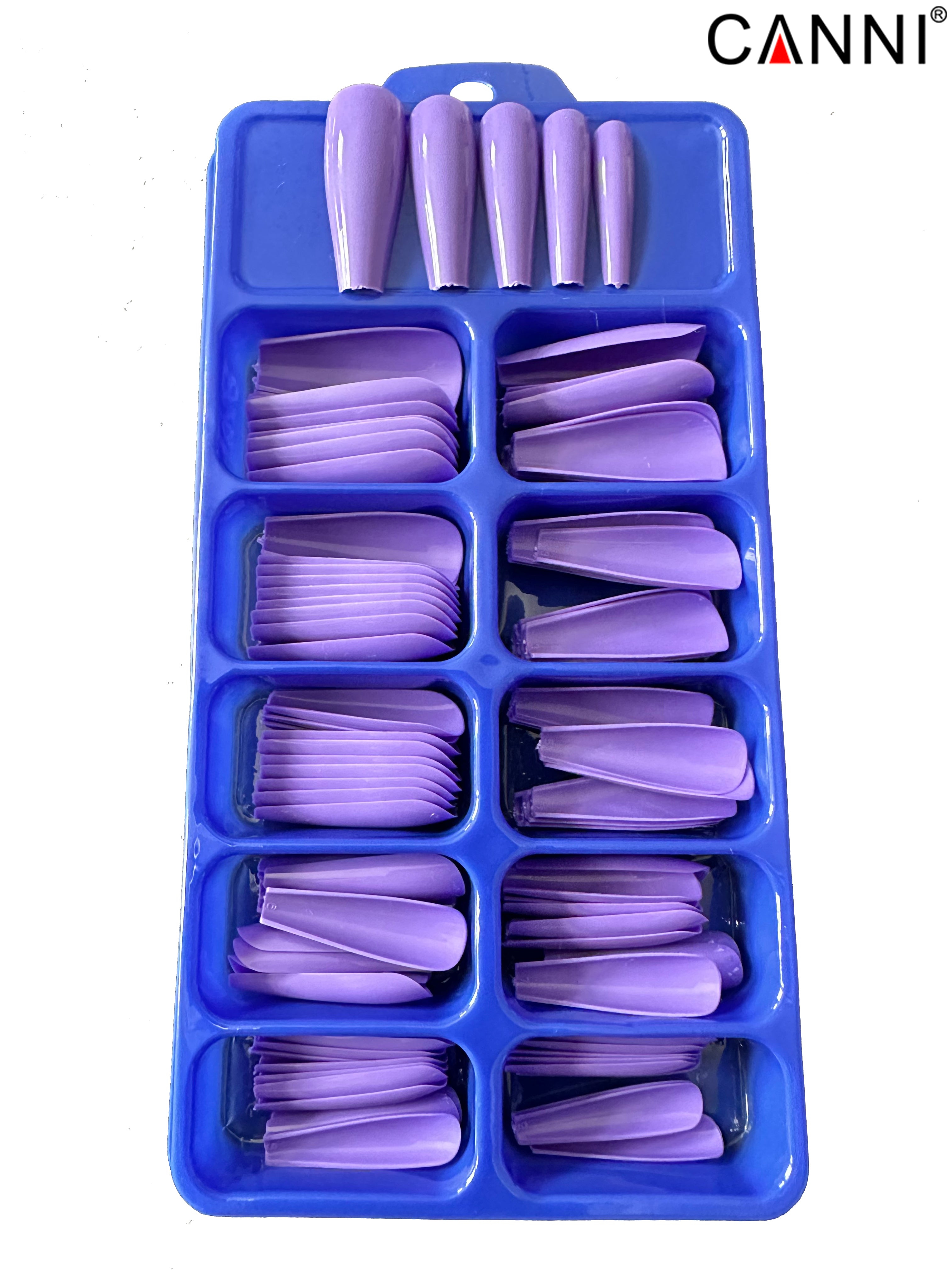 CANNI 100pcs Long Coffin False Full Cover #144