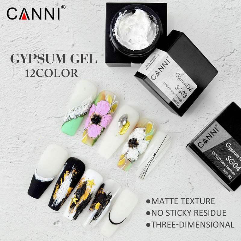CANNI Gypsum Gel UV / LED Nail Gel Polish