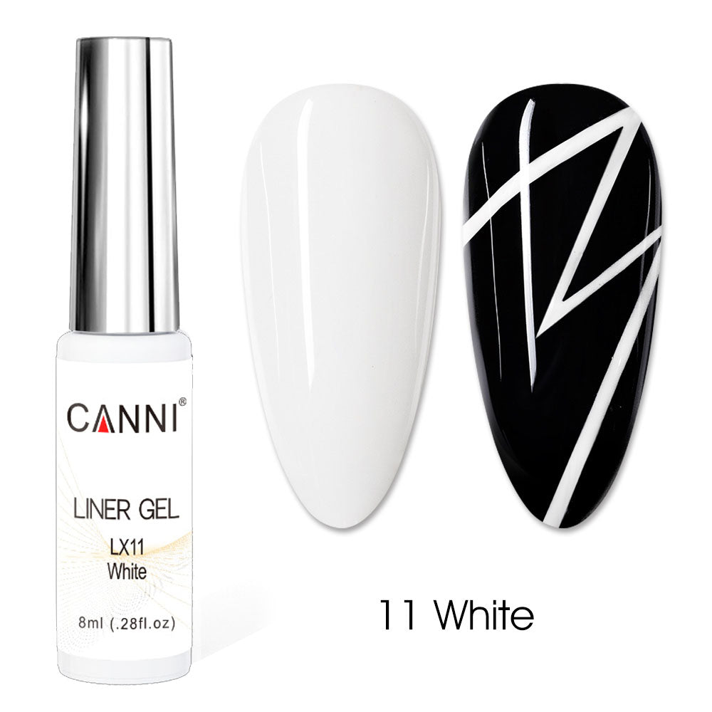 CANNI UV Liner Gel Nail Art Polish – 8ml | Bundle 07 | 2 Bottles