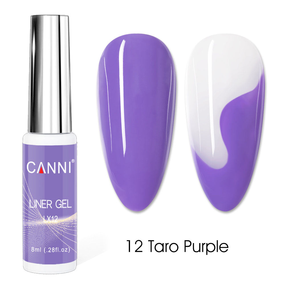 CANNI UV Liner Gel Nail Art Polish – 8ml | Bundle 06 | 4 Bottles
