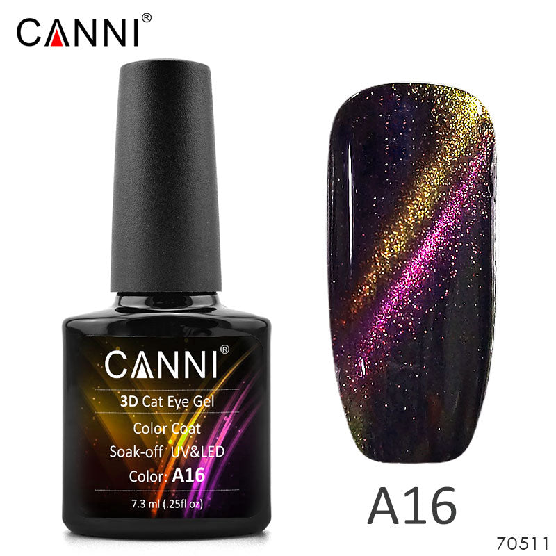 Magnetic Starry CANNI 3D Cat Eye Fashion UV & LED Soak off Nail Gel Polish